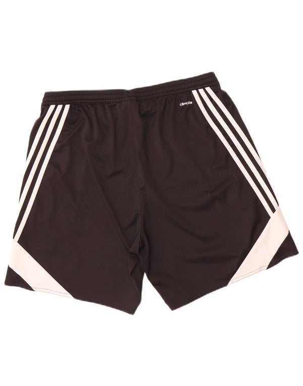 Pantaloncini sportivi Adidas Climalite da donna UK 16 Large Black Colourblock