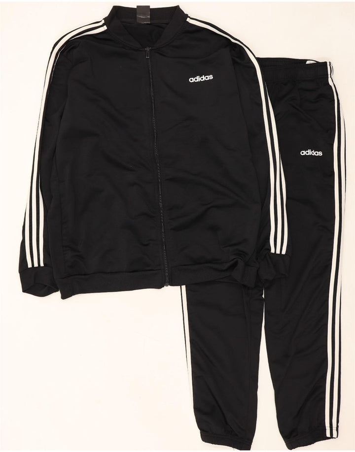Tuta intera da uomo Adidas 2XL poliestere nera