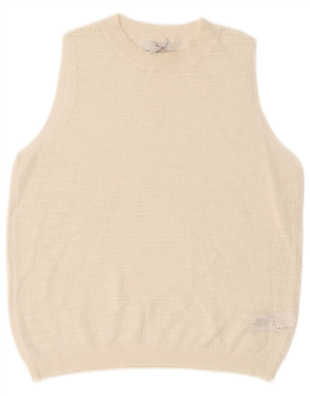 Canotta da donna Marks & Spencer UK 12 medio poliestere bianco sporco