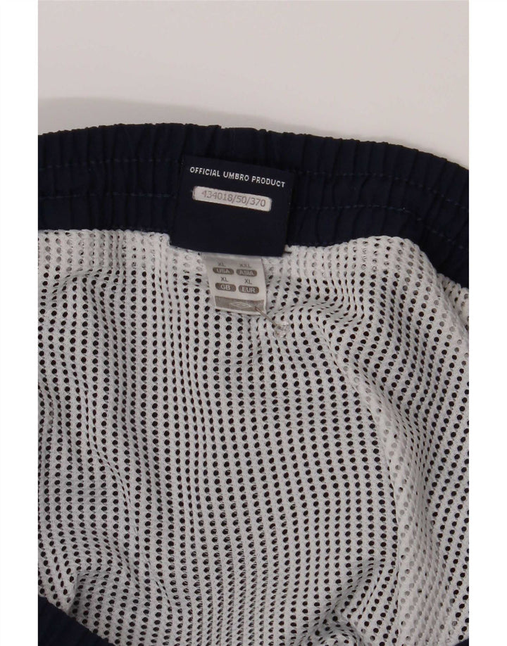 Pantaloncini da bagno da uomo Umbro XL blu navy in poliestere