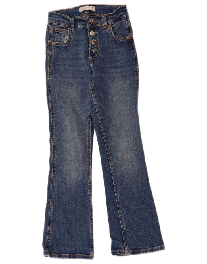 Jeans Bootcut per ragazze Zara 8-9 anni W22 L4 Blu