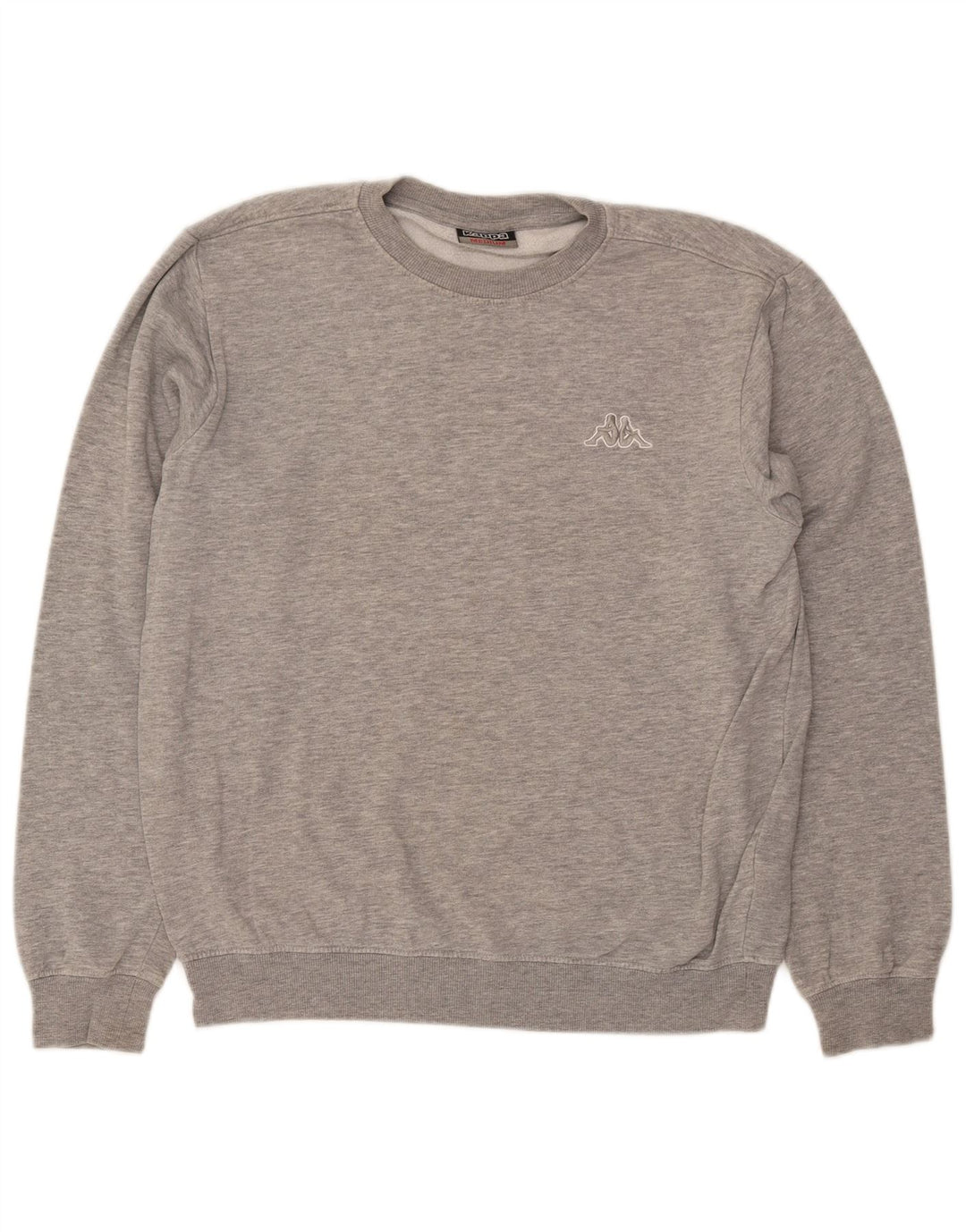 KAPPA Mens Sweatshirt Jumper Medium Grey Cotton