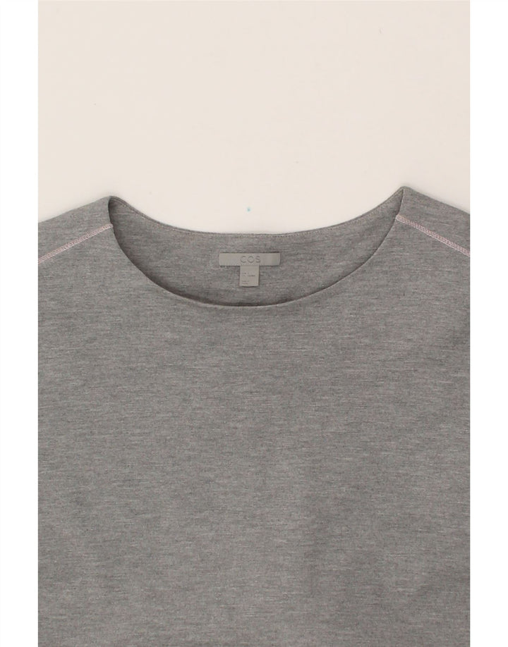 COS Womens Oversized T-Shirt Dress UK 10 Small Grey Vintage Cos and Second-Hand Cos from Messina Hembry 