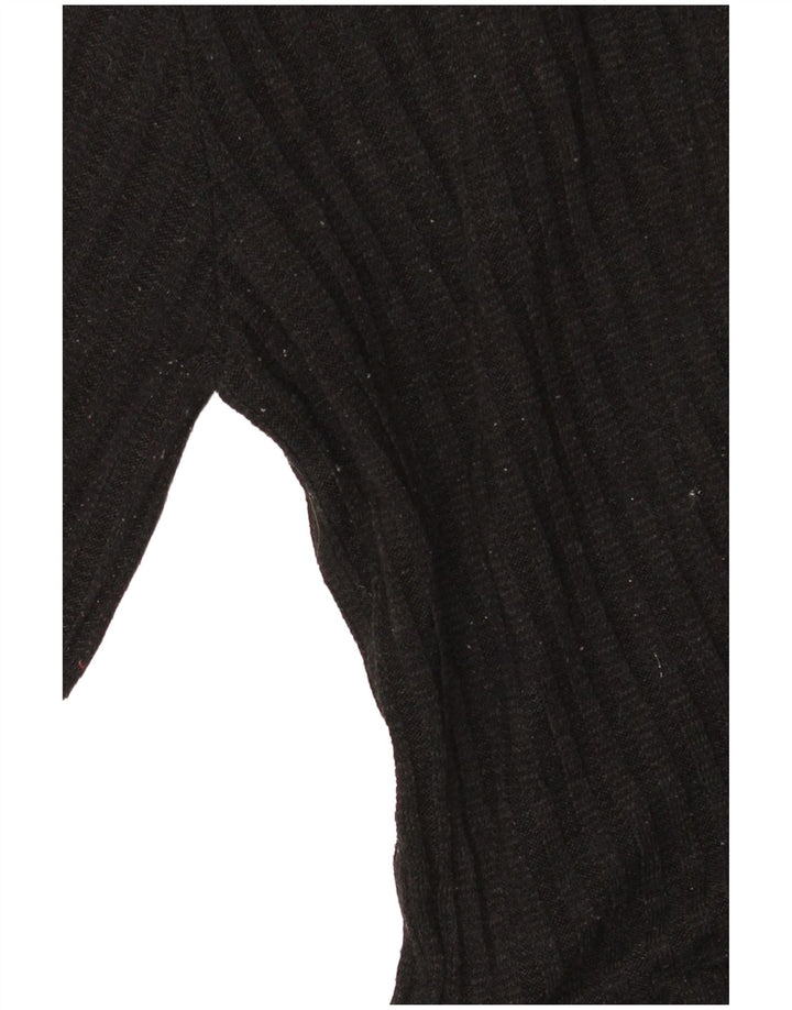 Abito a strati in maglia da donna Zara UK 12 medio nero