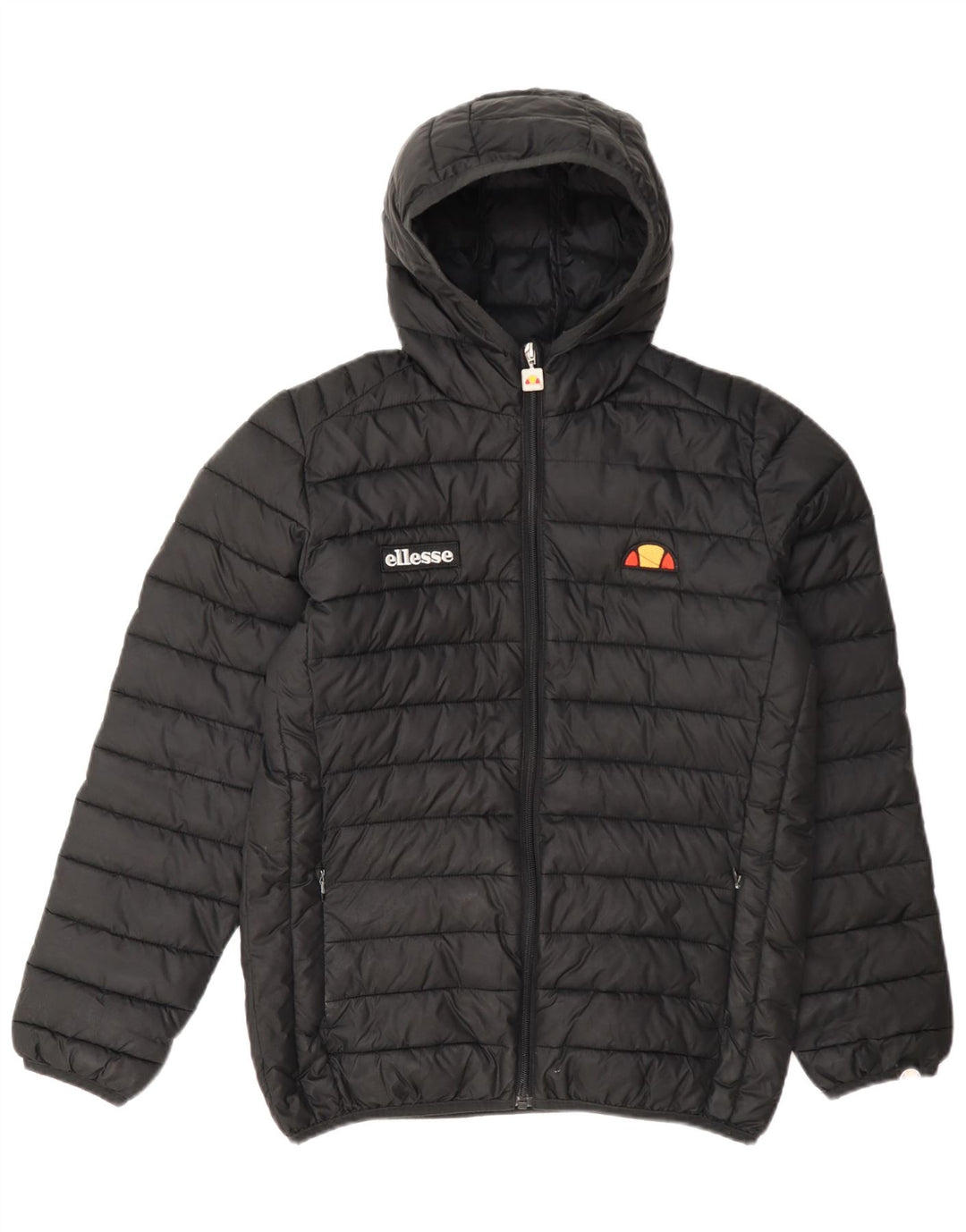 Giacca imbottita con cappuccio Ellesse da bambino 12-13 anni in poliestere nero