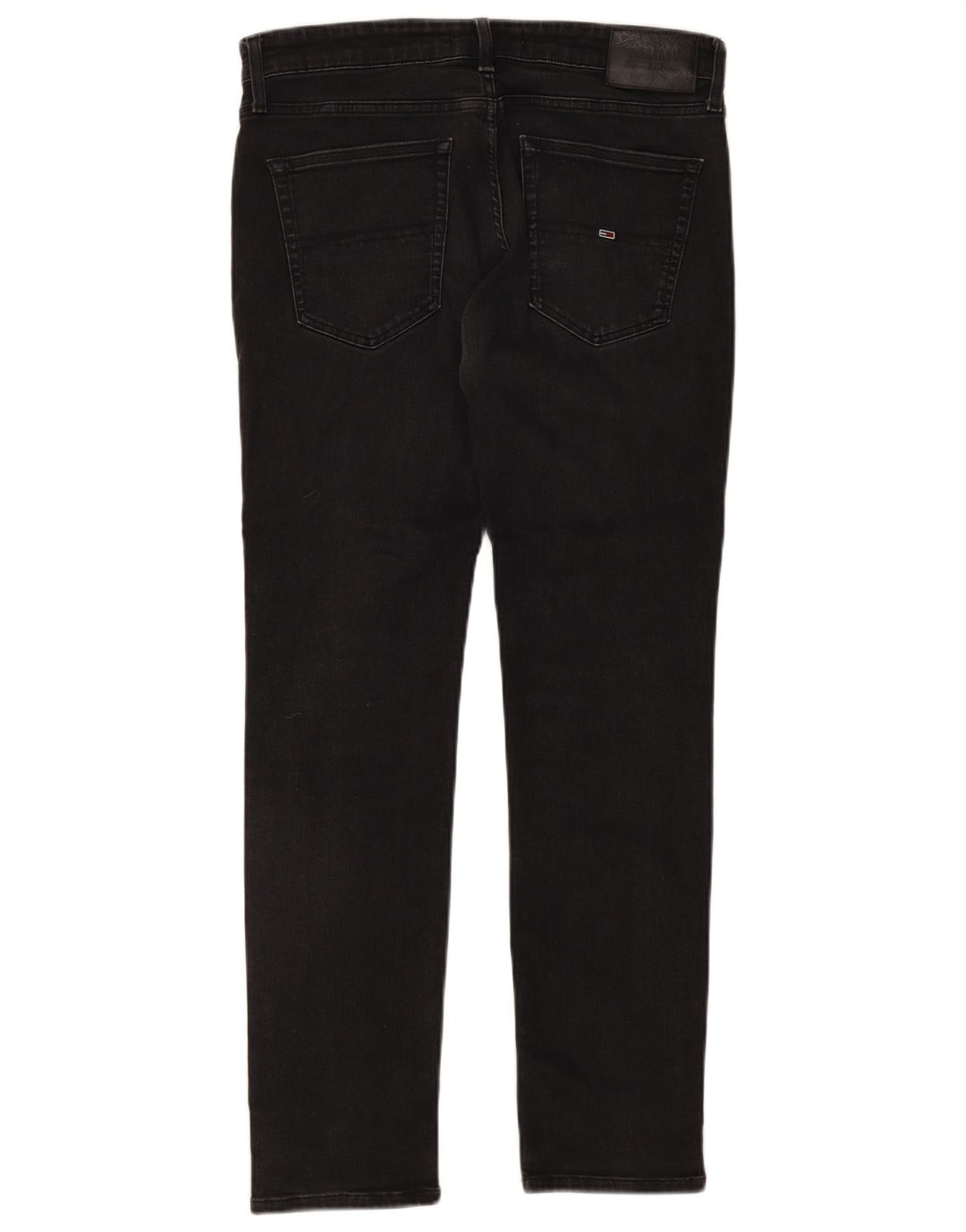 Jeans slim da uomo Tommy Hilfiger W34 L32 cotone nero