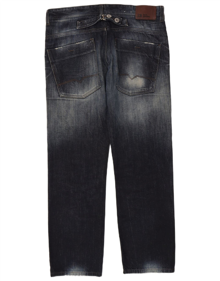Jeans dritti da uomo Hugo Boss W36 L32 Blu Navy
