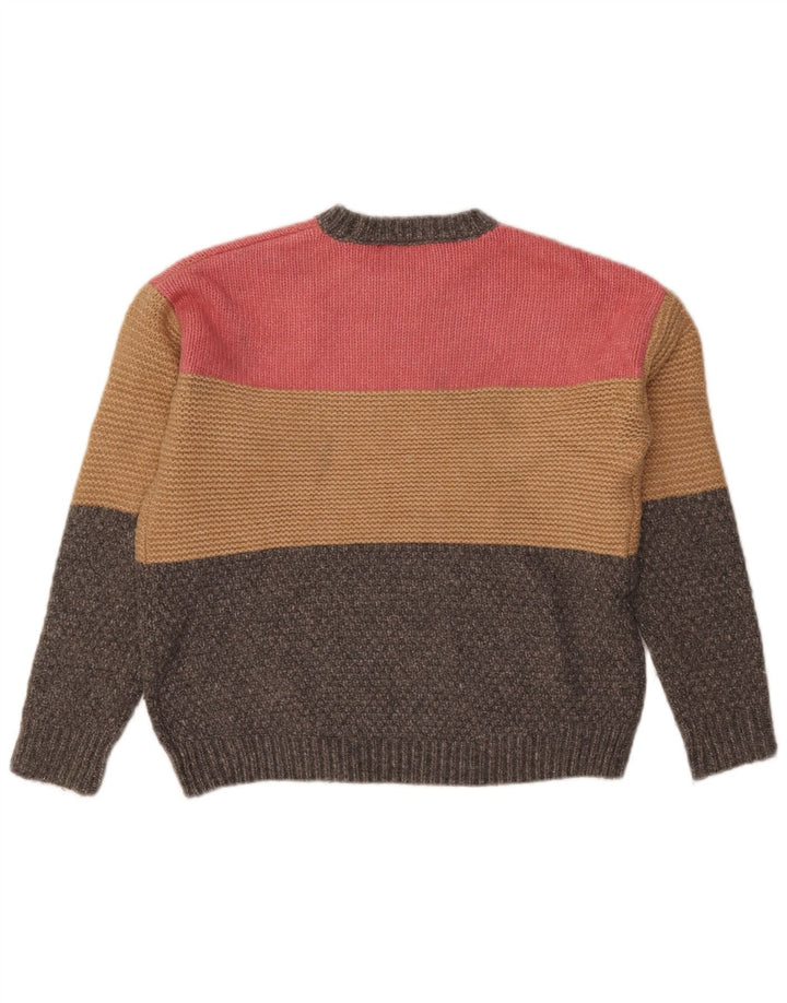 Maglione maglione girocollo da donna Marks & Spencer UK 14 medio multicolore