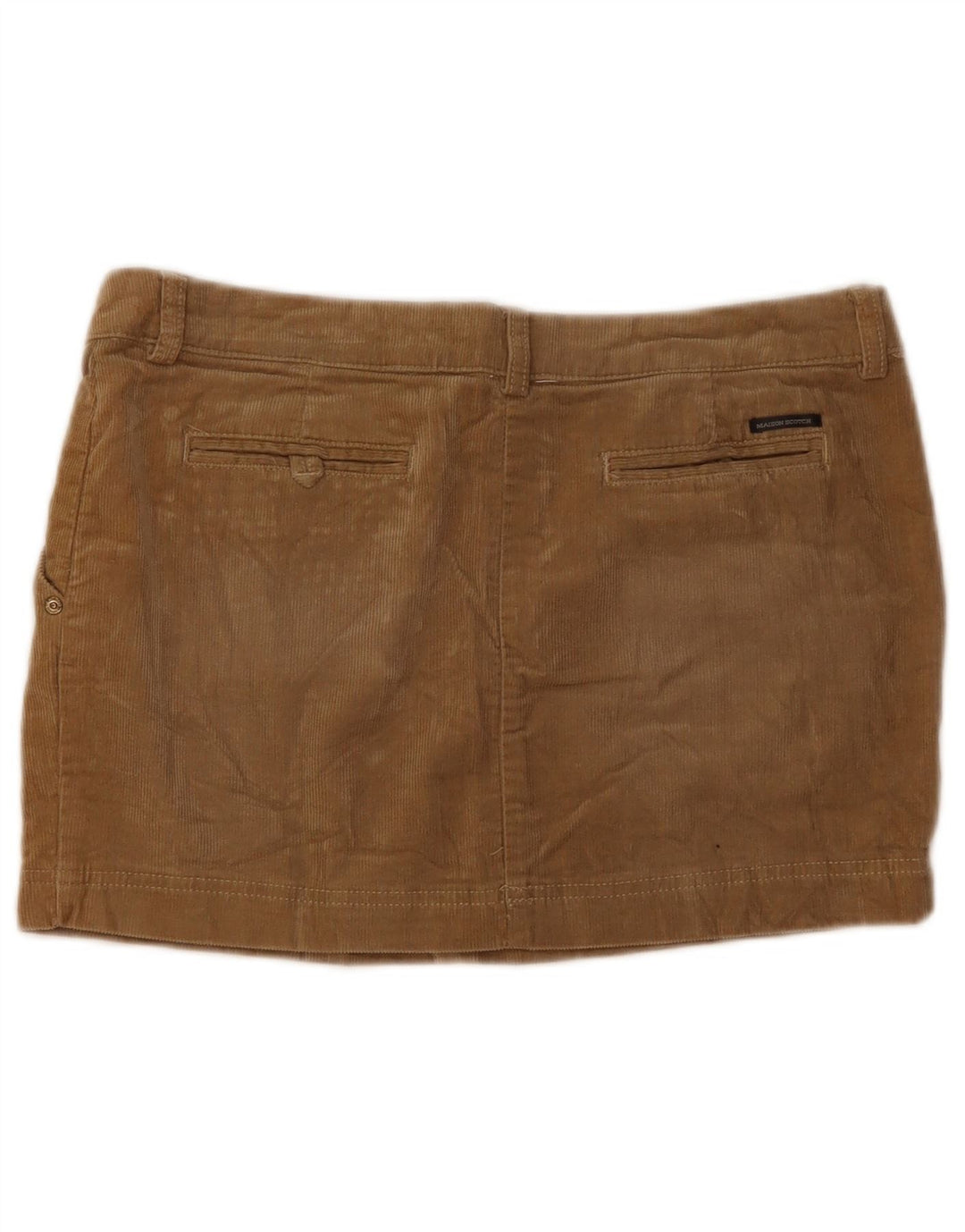 Minigonna in velluto a coste da donna Maison Scotch W34 grande marrone