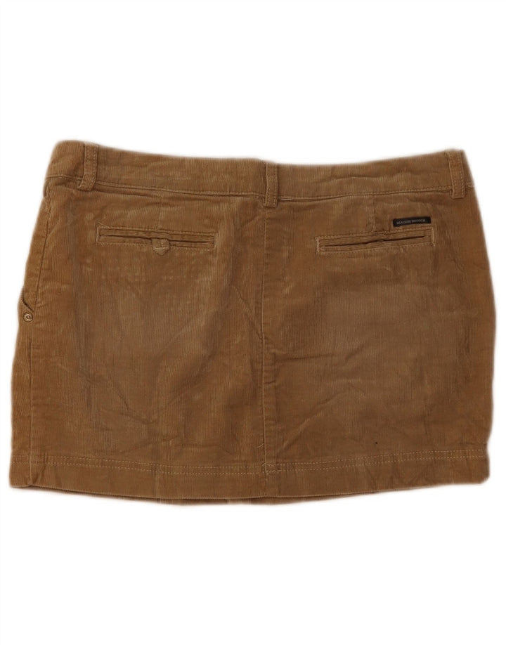 Minigonna in velluto a coste da donna Maison Scotch W34 grande marrone