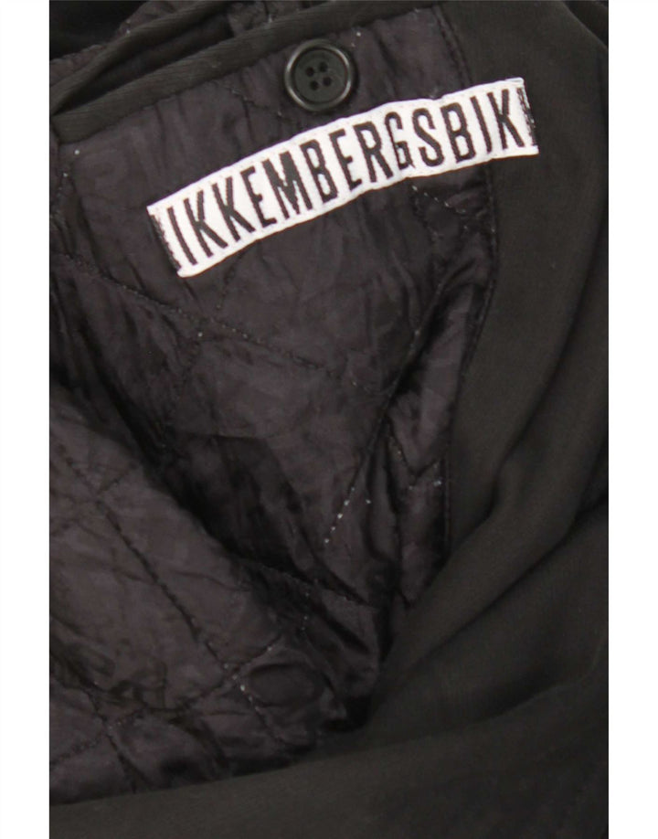 Giacca Blazer Doppiopetto Donna Bikkembergs IT 50 XL Cotone Nero