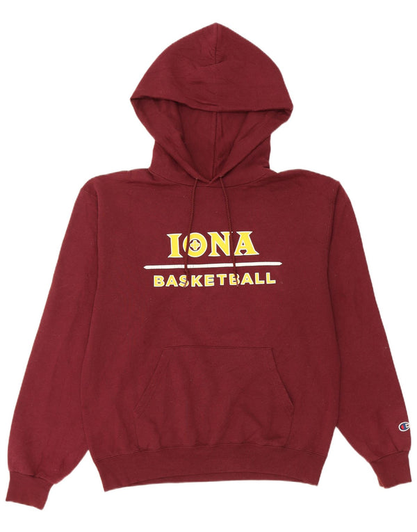 Maglione con cappuccio grafico da basket Lona da donna Champion UK 10 piccolo bordeaux