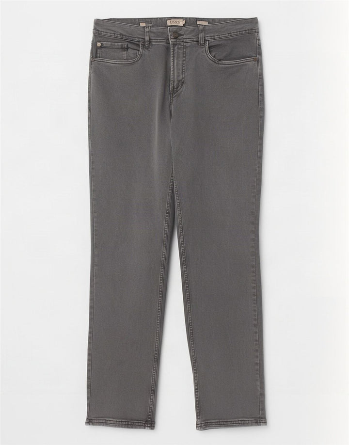 Jeans slim da uomo Dack's IT 52 XL W34 L31 Cotone grigio