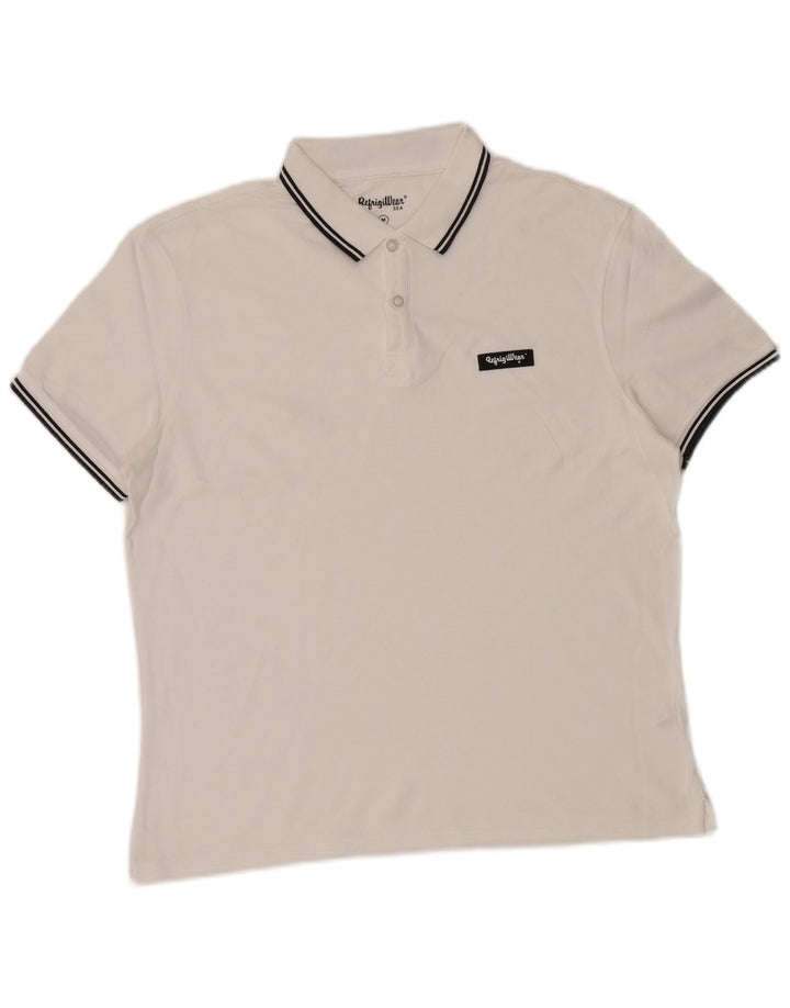 Polo Uomo Refrigiwear Cotone Medio Bianco