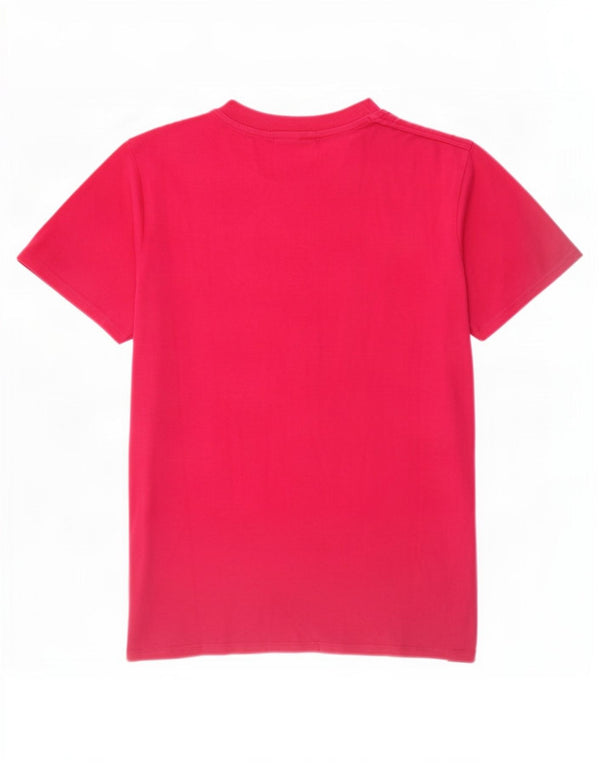 T-shirt grafica da uomo Converse Top in cotone rosa medio