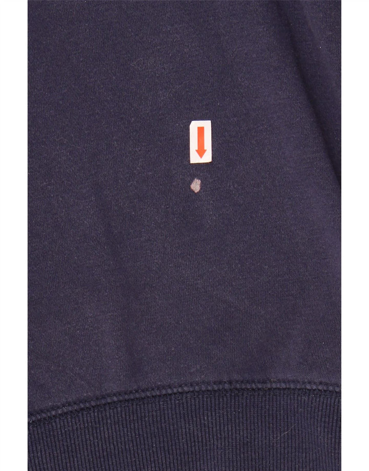 Felpa grafica da uomo Champion, piccola, in cotone blu navy