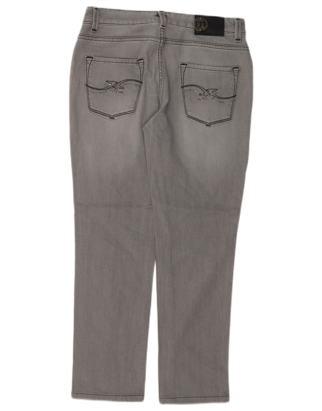 Jeans Slim Donna Trussardi W27 L27 Cotone Grigio