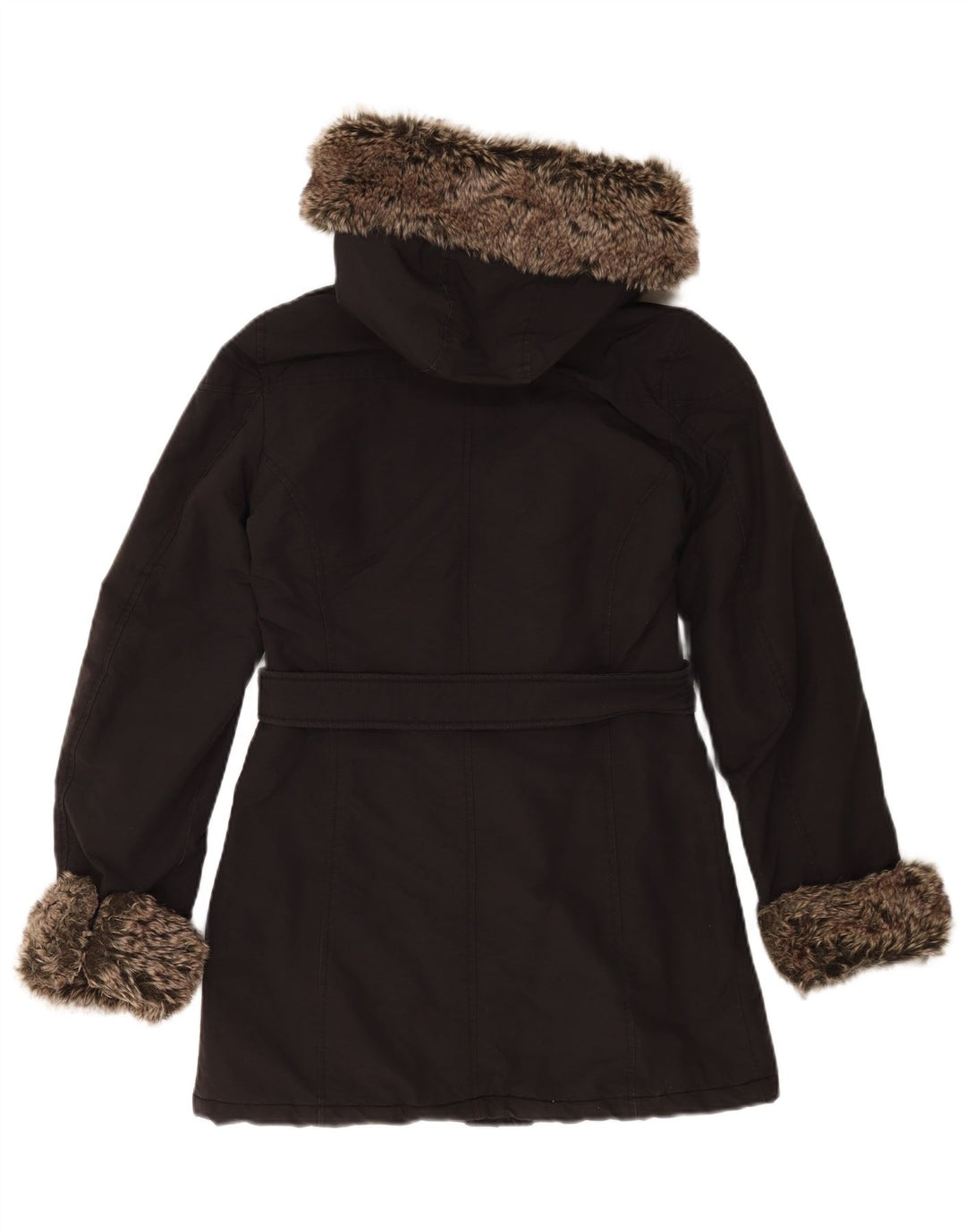 Giacca Parka oversize con cappuccio da donna Refrigue UK 6 XS nylon nero