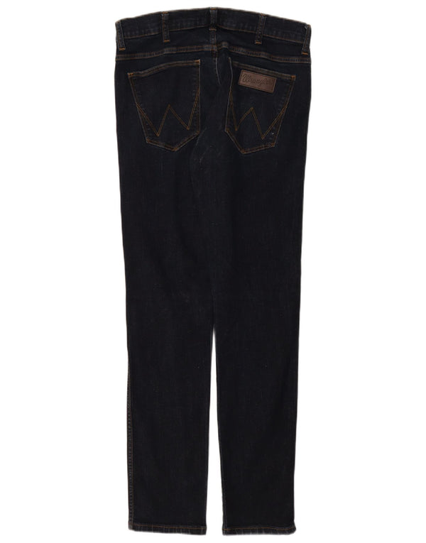 Jeans Wrangler Larston Slim da uomo W32 L31 in cotone blu navy