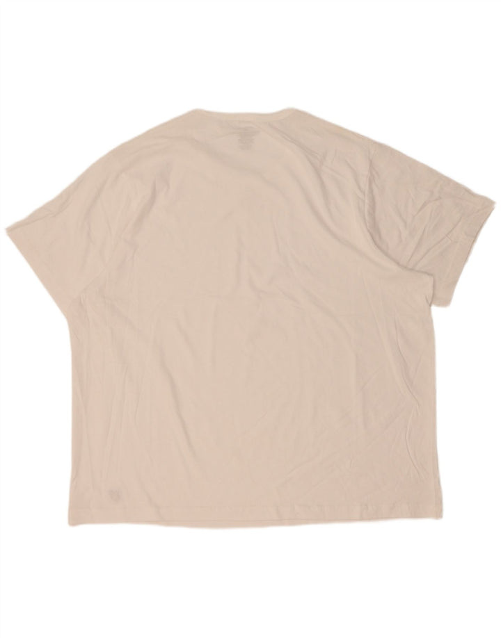 T-shirt da uomo Lyle & Scott Top 4XL cotone bianco