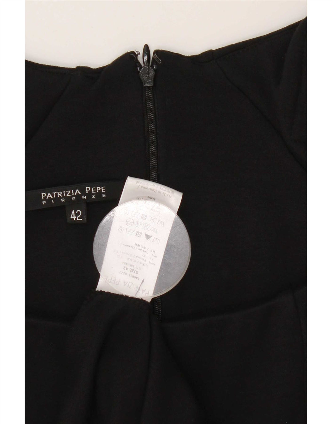 Abito Tubino Donna Patrizia Pepe IT 42 Medio Nero Viscosa