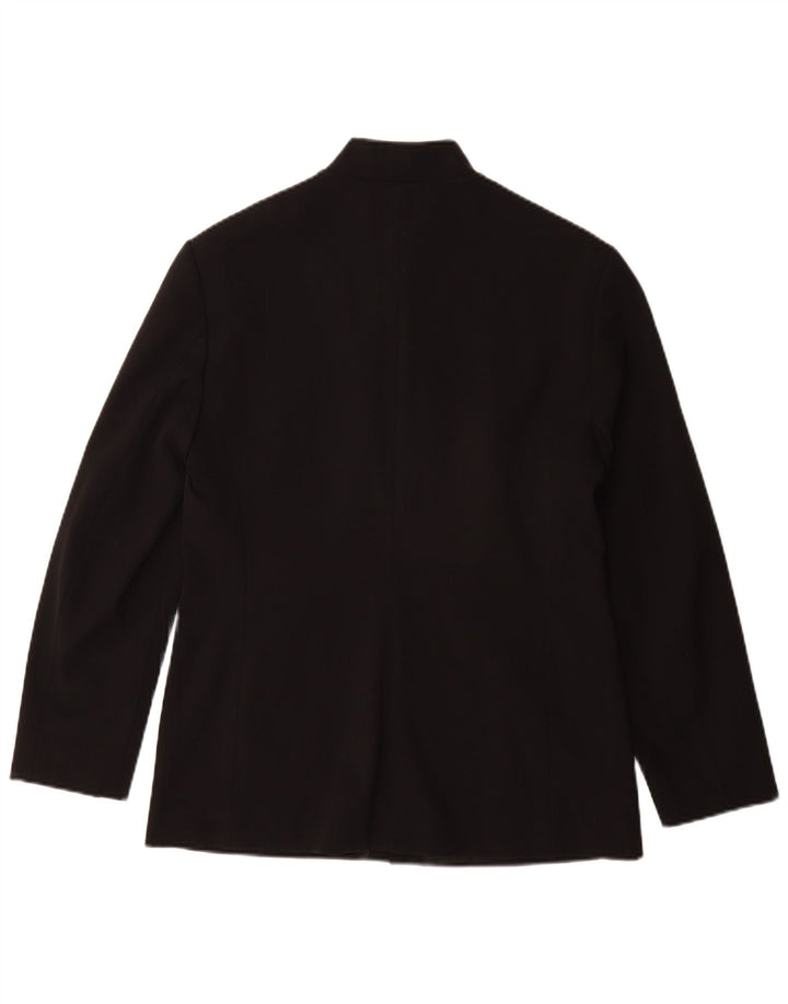 Giacca blazer da donna con zip intera Superior IT 44 media nera in poliammide