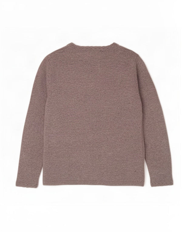 Maglione cardigan da donna Marks & Spencer UK 16 Large Purple Lambswool