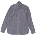 Camicia da uomo Tommy Hilfiger grande in cotone a quadretti blu