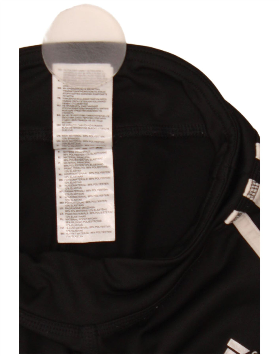 Leggings Adidas da donna UK 0/2 2XS poliestere nero