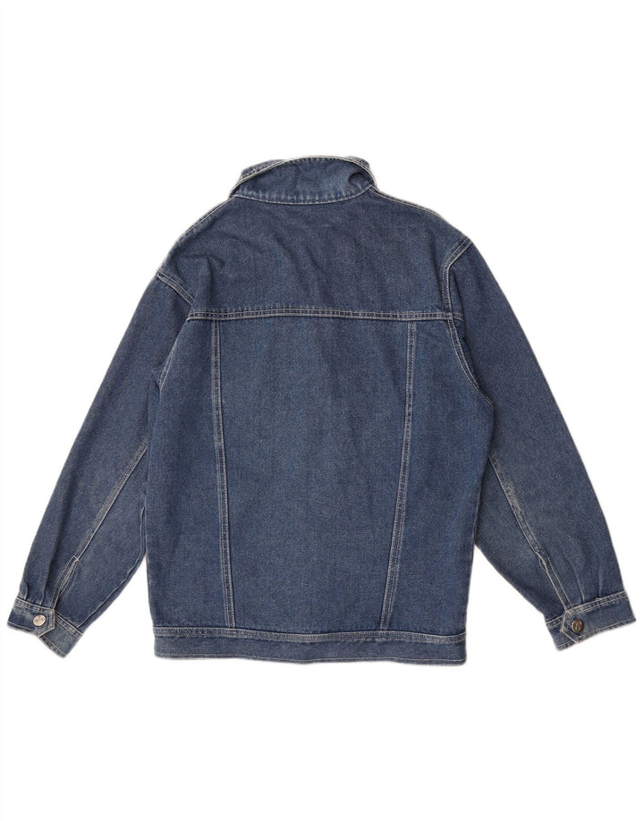 Giacca di jeans vintage da uomo UK 42 XL in cotone blu
