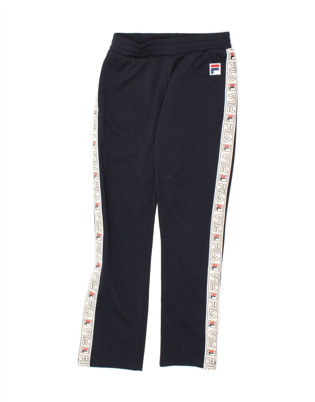 FILA Mens Graphic Tracksuit Trousers XS  Navy Blue Polyester Vintage Fila and Second-Hand Fila from Messina Hembry 