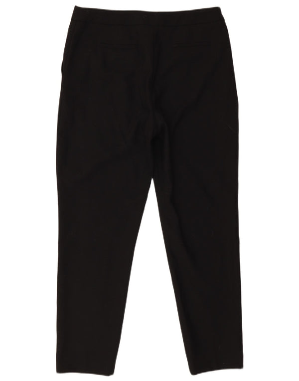 Pantaloni chino slim da donna Hobbs UK 12 medi W32 L28 lana nera