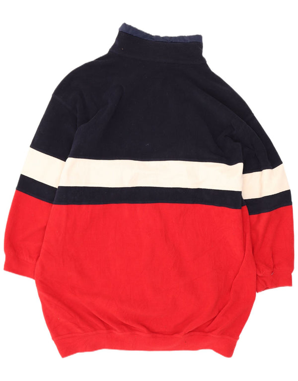 Maglione in pile da uomo con maniche a 3/4 Chervo IT 54 XL Rosso Colourblock Sports