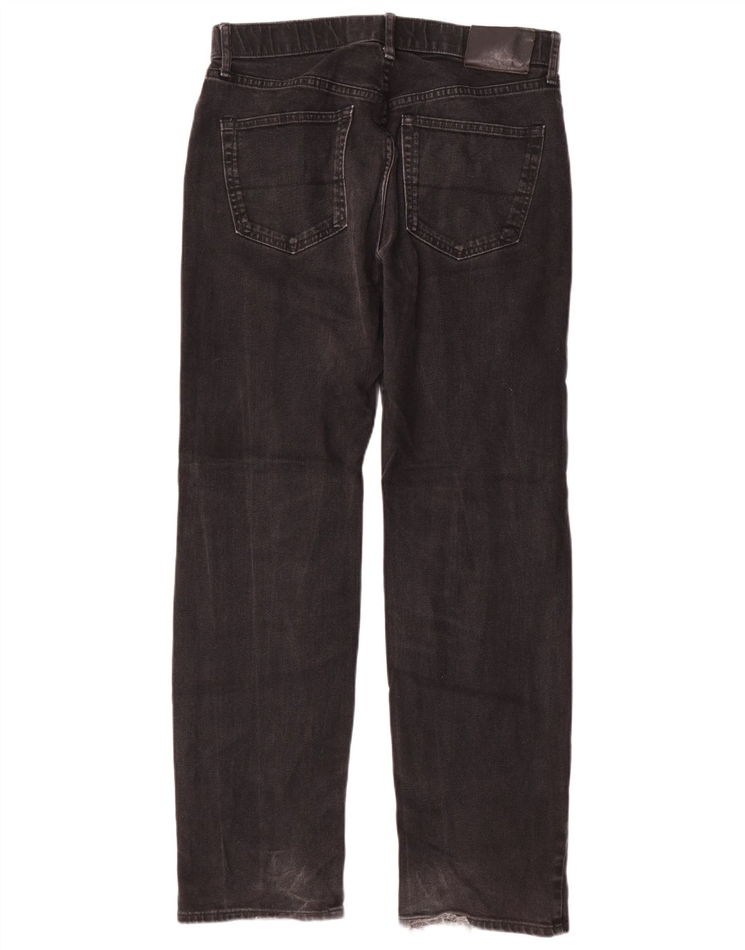 Jeans dritti regolari da uomo Marks & Spencer W32 L31 cotone nero