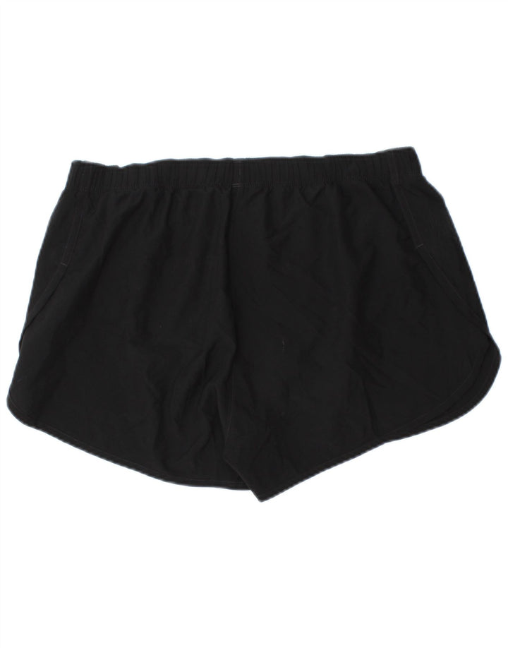 Pantaloncini sportivi da uomo Asics grandi neri in poliestere