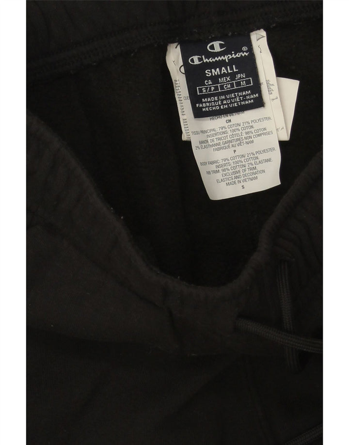 Pantaloni da tuta da uomo Champion Joggers piccoli in cotone nero