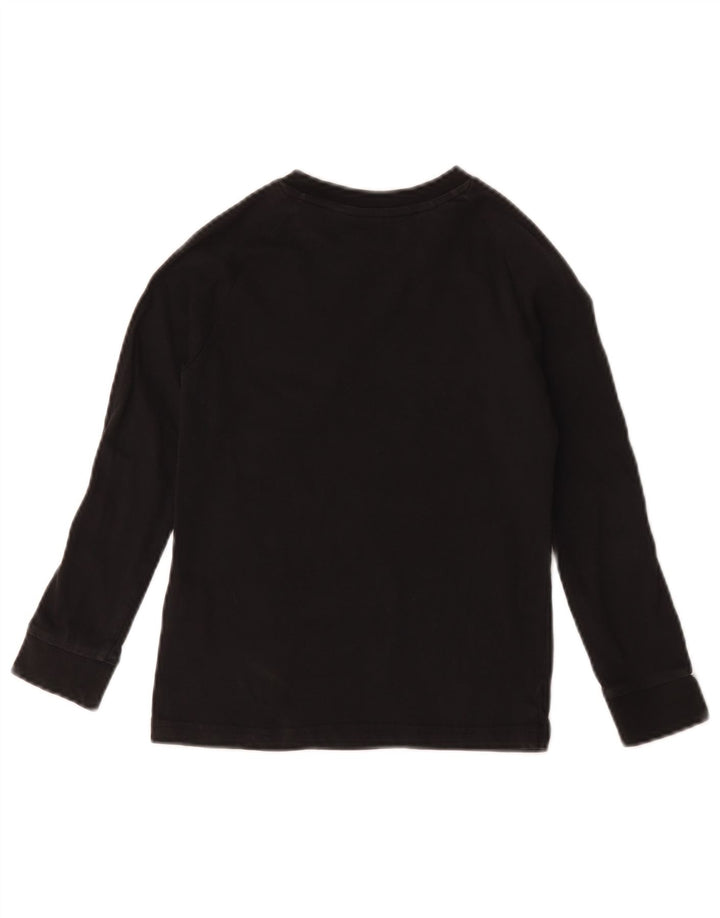 Top Adidas da bambino a manica lunga 7-8 anni in cotone nero