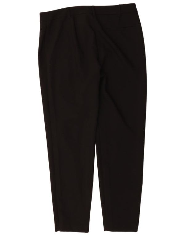 Pantaloni da abito affusolati da donna Marks & Spencer UK 16 Large W36 L30 Neri