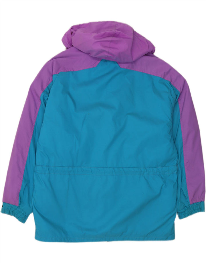 BAILO Mens Gore-Tex Hooded Ski Jacket IT 50 Large Blue Colourblock