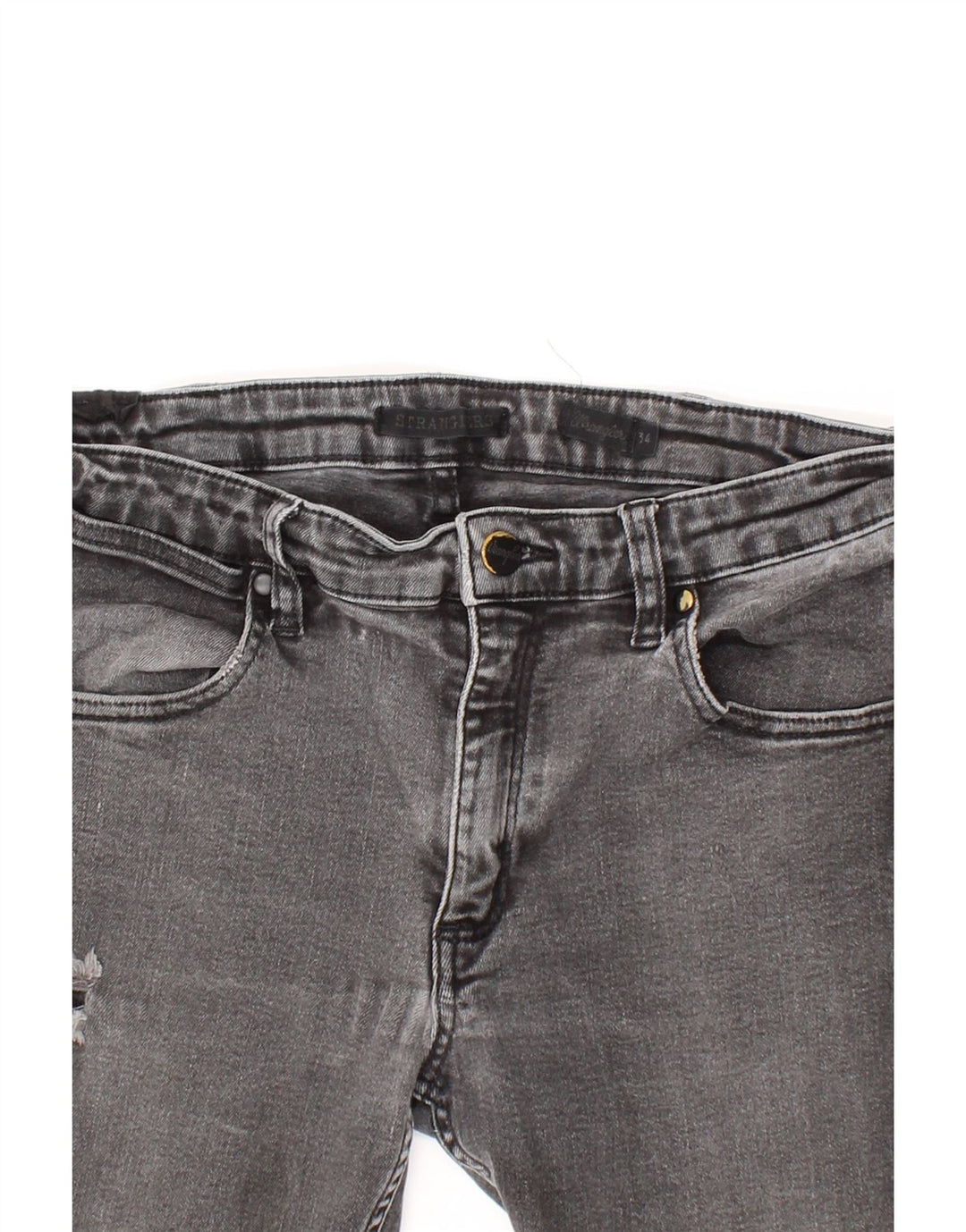 WRANGLER Womens Skinny Jeans W34 L29  Grey Cotton Vintage Wrangler and Second-Hand Wrangler from Messina Hembry 