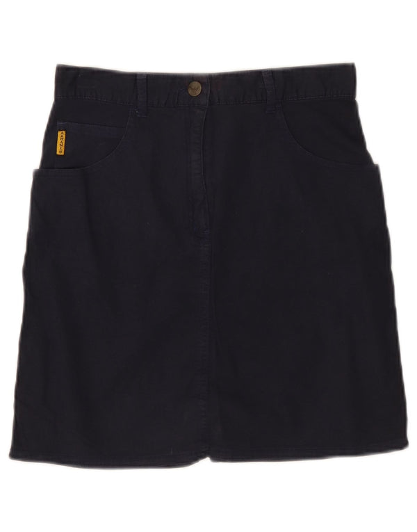 GIORGIO ARMANI Gonna Tubino Bambina 11-12 Anni W26 Cotone Blu Navy