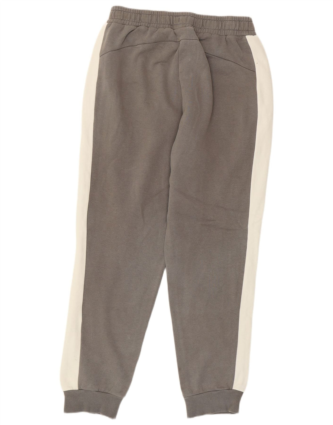 Pantaloni da tuta da uomo Puma Joggers in cotone color block grigio medio