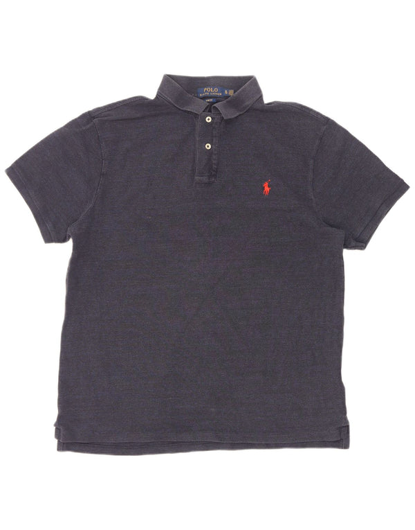 Polo Ralph Lauren da uomo slim fit polo XL blu navy in cotone