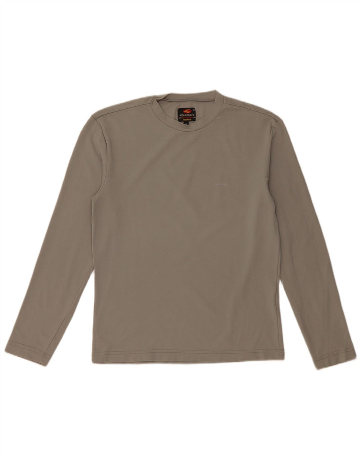 Top da donna a manica lunga Energie UK 14 Large Grigio Nylon
