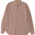 Camicia vintage da uomo taglia 40 a righe rosa medio