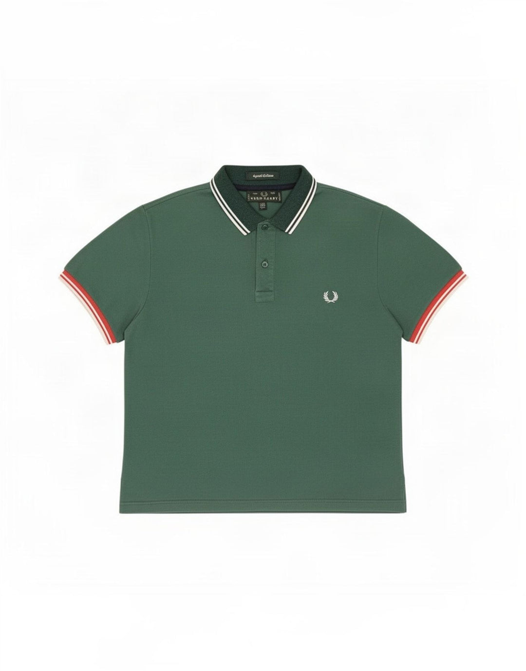 Polo da uomo Fred Perry XL a righe verdi