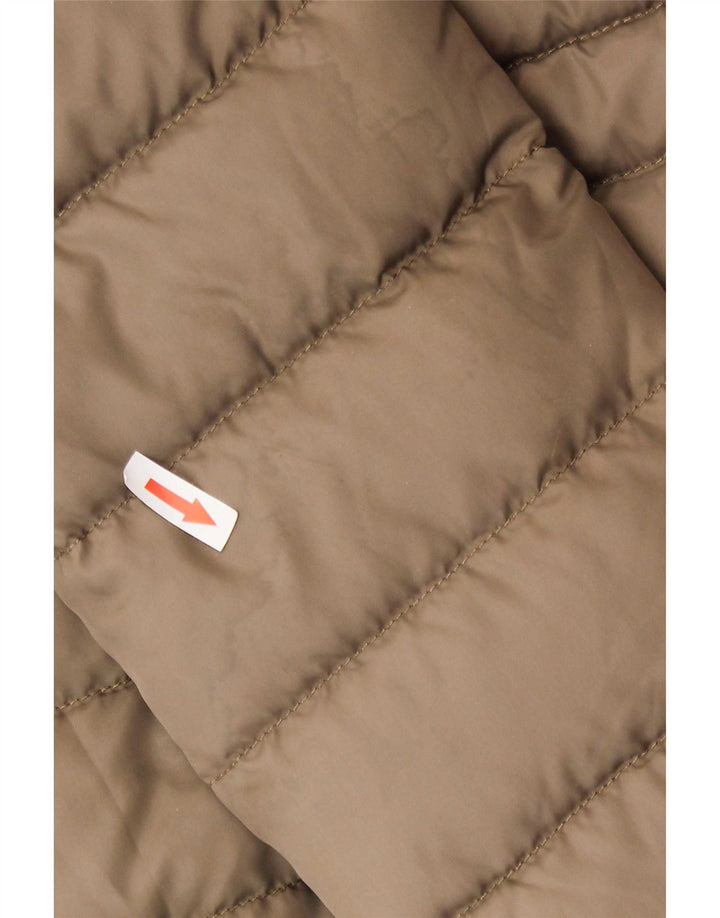 Cappotto imbottito con cappuccio da donna Tommy Hilfiger UK 14 Poliestere beige medio