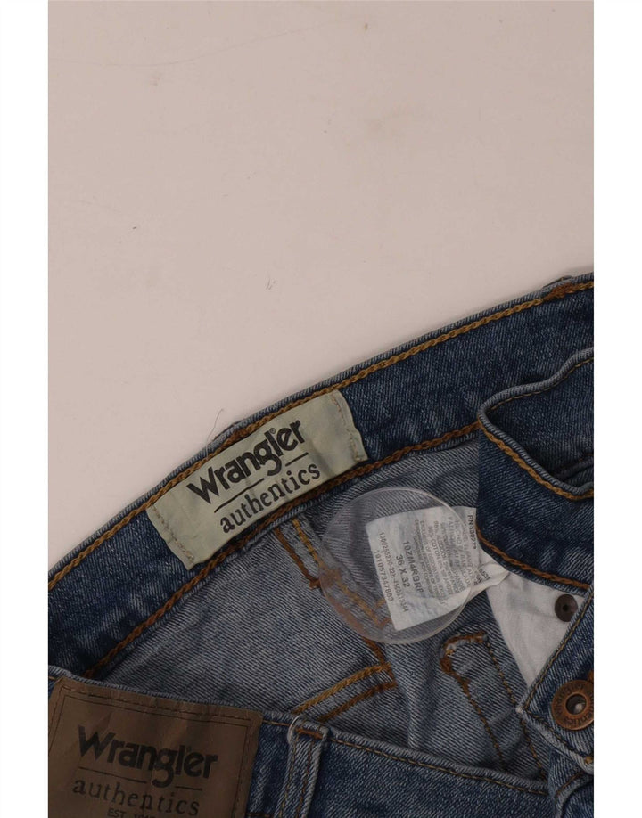 Jeans dritti da uomo Wrangler W36 L32 cotone blu