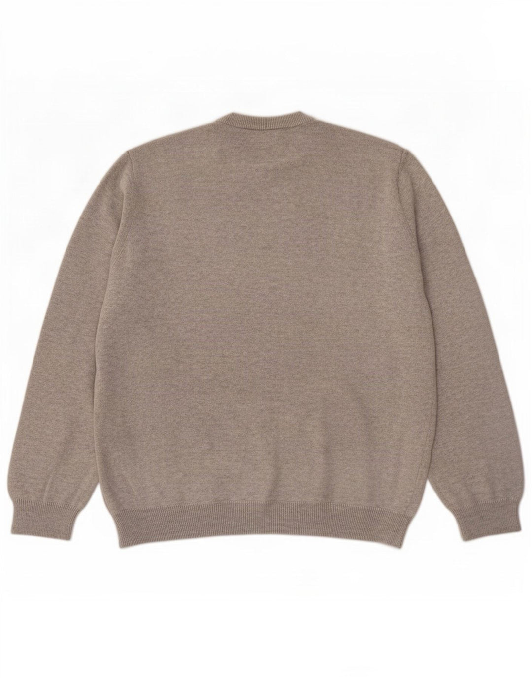 Maglione da uomo con scollo a V Marks & Spencer grande cotone chiazzato grigio