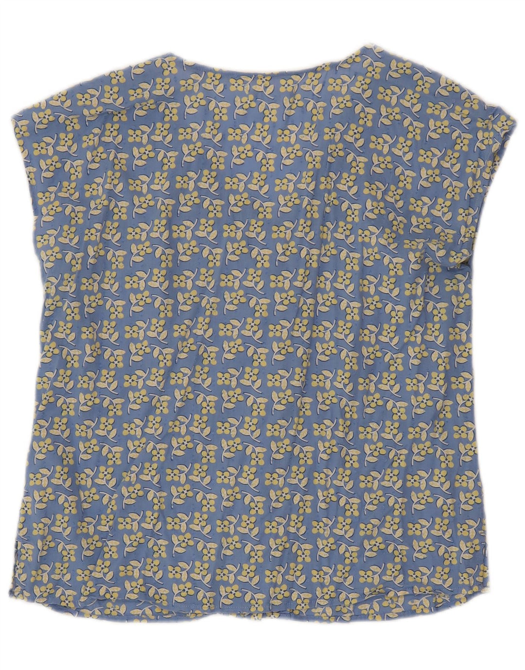 Camicetta a maniche corte da donna di White Stuff Top UK 12 Blu medio floreale